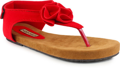 

Moonwalk Women Red Flats