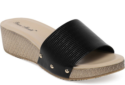

Bruno Manetti Women Black Wedges