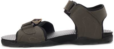 Sparx Men Olive Yellow Sports Sandals