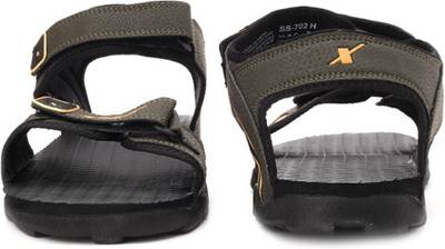 Sparx Men Olive Yellow Sports Sandals