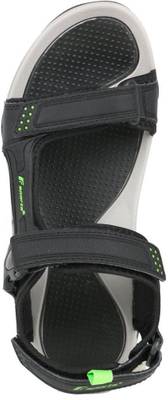 Fsports Men Black Fluorescent Green Sandals