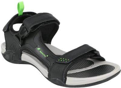 Fsports Men Black Fluorescent Green Sandals