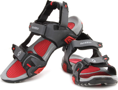 

Lotto Men Grey/Red Sports Sandals