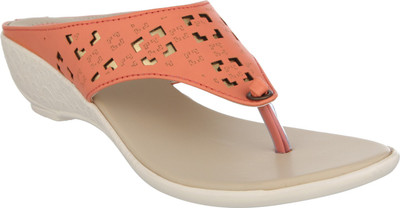 

Tryfeet Women Peach Wedges