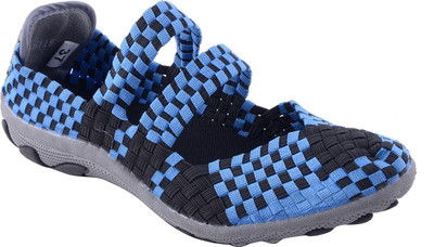 Adorn Women Blue Flats