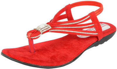 

Belly Ballot Women Red Flats