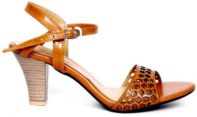 Marc Loire Women Tan Heels