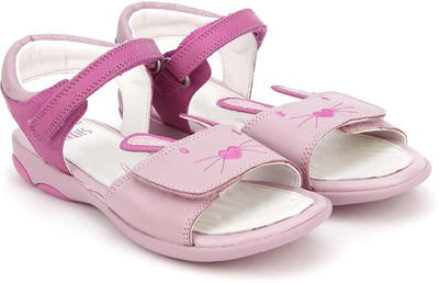 

Clarks Girls Sports Sandals, Pink leather