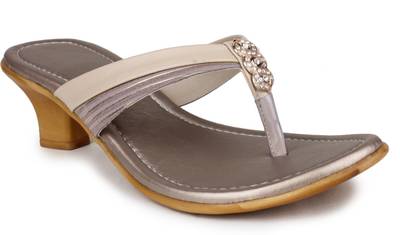 Shezone Women Grey Heels