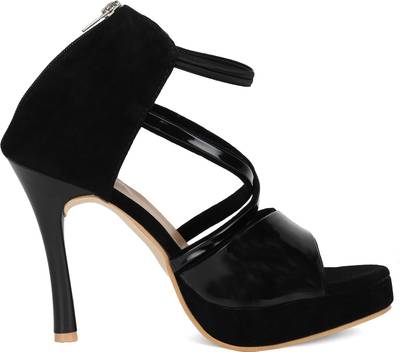 Bellafoz Women BLACK Heels