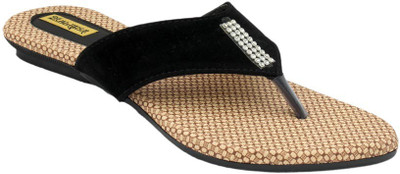 

Indirang Women Black Flats