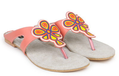 

Shezone Women Peach Flats