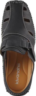 Kivanahs Men Black Sandals