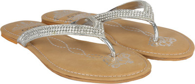 

Inc.5 Women SILVER Flats