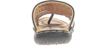 Khadim's Men Black Sandals