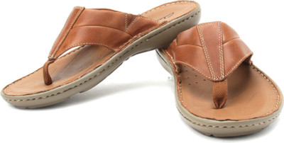 

Clarks Men Mahogany Leather Sports Sandals