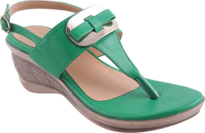 

Adorn Women Green Wedges