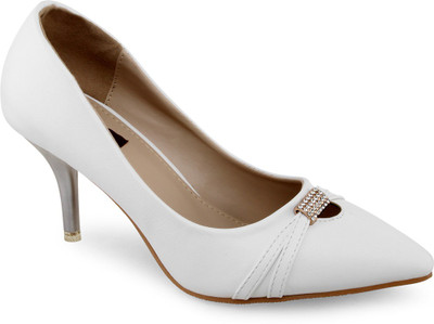 

Shuz Touch Women WHITE Heels