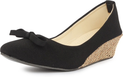 

Star Style Women Black Wedges