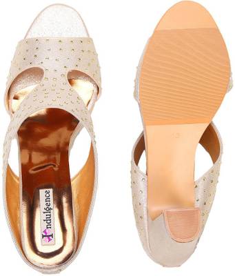 Indulgence Women Gold Heels