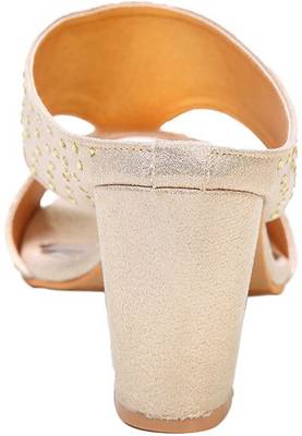Indulgence Women Gold Heels