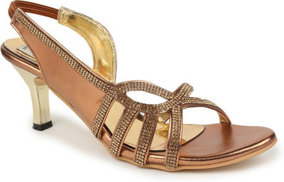 Sindhi Footwear Women Brown Heels