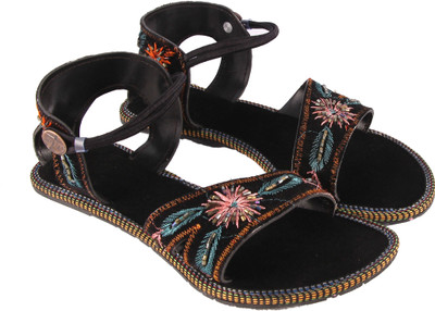 

Rangmor Women Black,Blue Flats