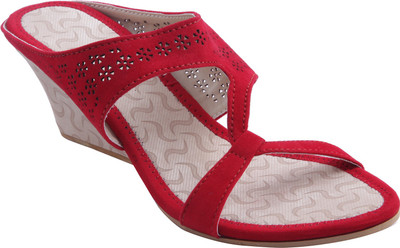 

Adorn Women Red Wedges