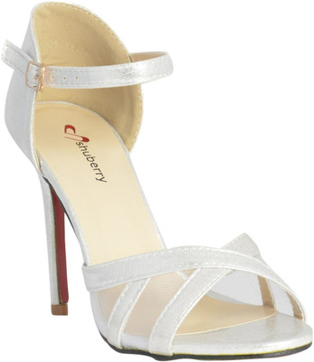 

Shuberry Women Silver Heels