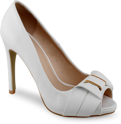 

Shuz Touch Women WHITE Heels
