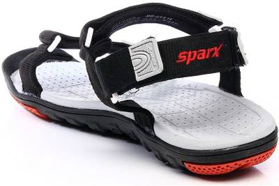 Sparx Men Black Sandals
