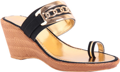 

Adorn Women Black Wedges