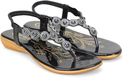 

Moonwalk Women Black Flats