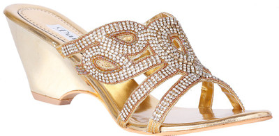 

Pantof Girls Wedges(Gold