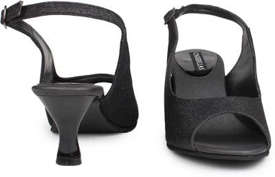 Cinderellas Women Black Heels