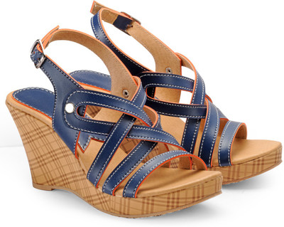 

Nell Women Blue Wedges