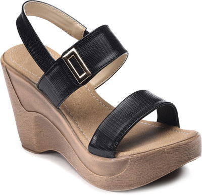 

Bruno Manetti Women Black Wedges