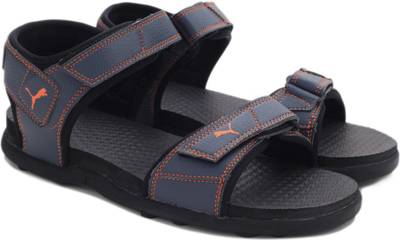 Puma Men Blue Yonder-Orange Pop Sports Sandals