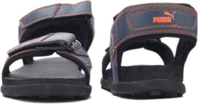 Puma Men Blue Yonder-Orange Pop Sports Sandals