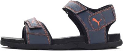 Puma Men Blue Yonder-Orange Pop Sports Sandals