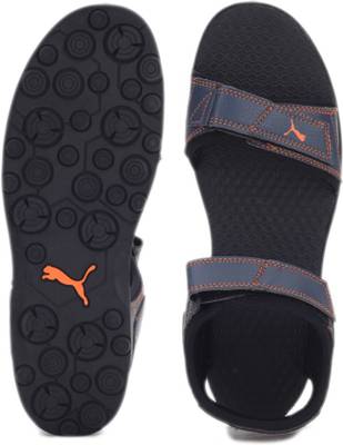 Puma Men Blue Yonder-Orange Pop Sports Sandals