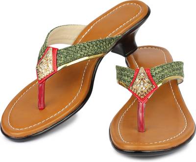 Shezone Women Green Heels