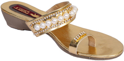 

Port Women Gold Wedges