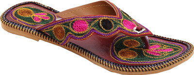 

Royal Collection Women BROWN Flats