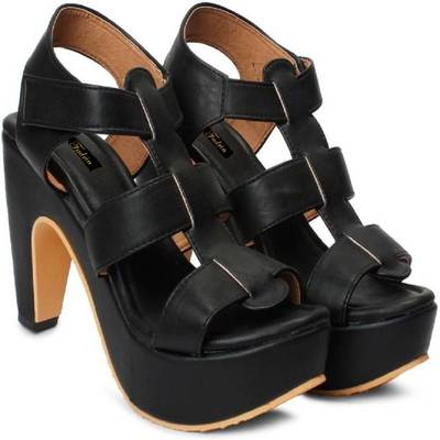 Fadrin Women Black Heels