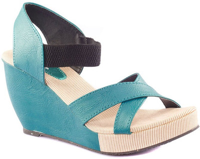 

Dolphin Miles Women Green Wedges
