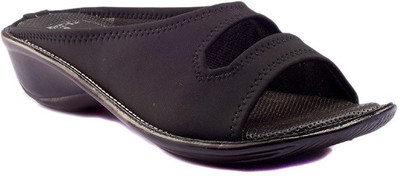 Dolphin Miles Women Black Wedges