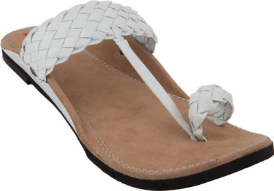 

Footrendz Men White Sandals