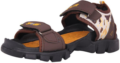 

Guys & Dolls Boys Sports Sandals, Brown and yellow