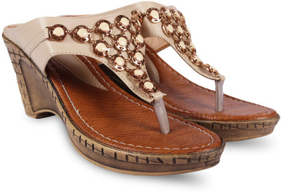 Anand Archies Girls Wedges(Beige